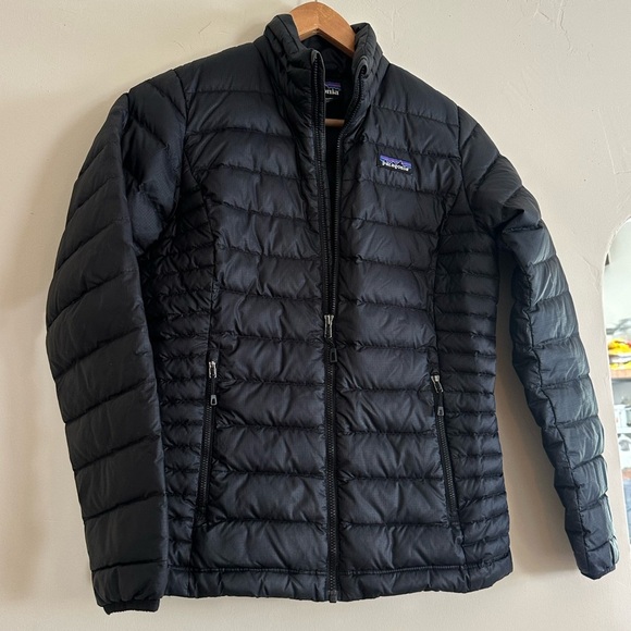 Patagonia Down Sweater Jacket Women’s XS Black 800 Fill Goose Down - Picture 1 of 6